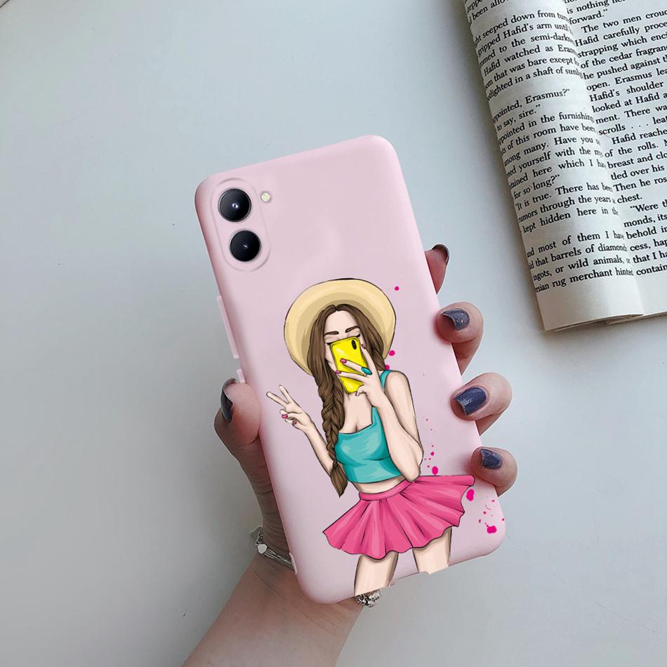 For Realme C33 4G Case Super Mom Baby Fashion Girls Soft Silicone Phone Case For Realme C33 2022 RMX3624 Back Cover Bumper Etui