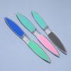 Nail Art File Metal Cuticle Pusher Remover Double Sided Scrub Buffer Grinding Manicure Pedicure Tool