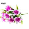 DYS Home Decor Potted Plant Artificial Plastic Simulation Flowers Photo Props Home Decor