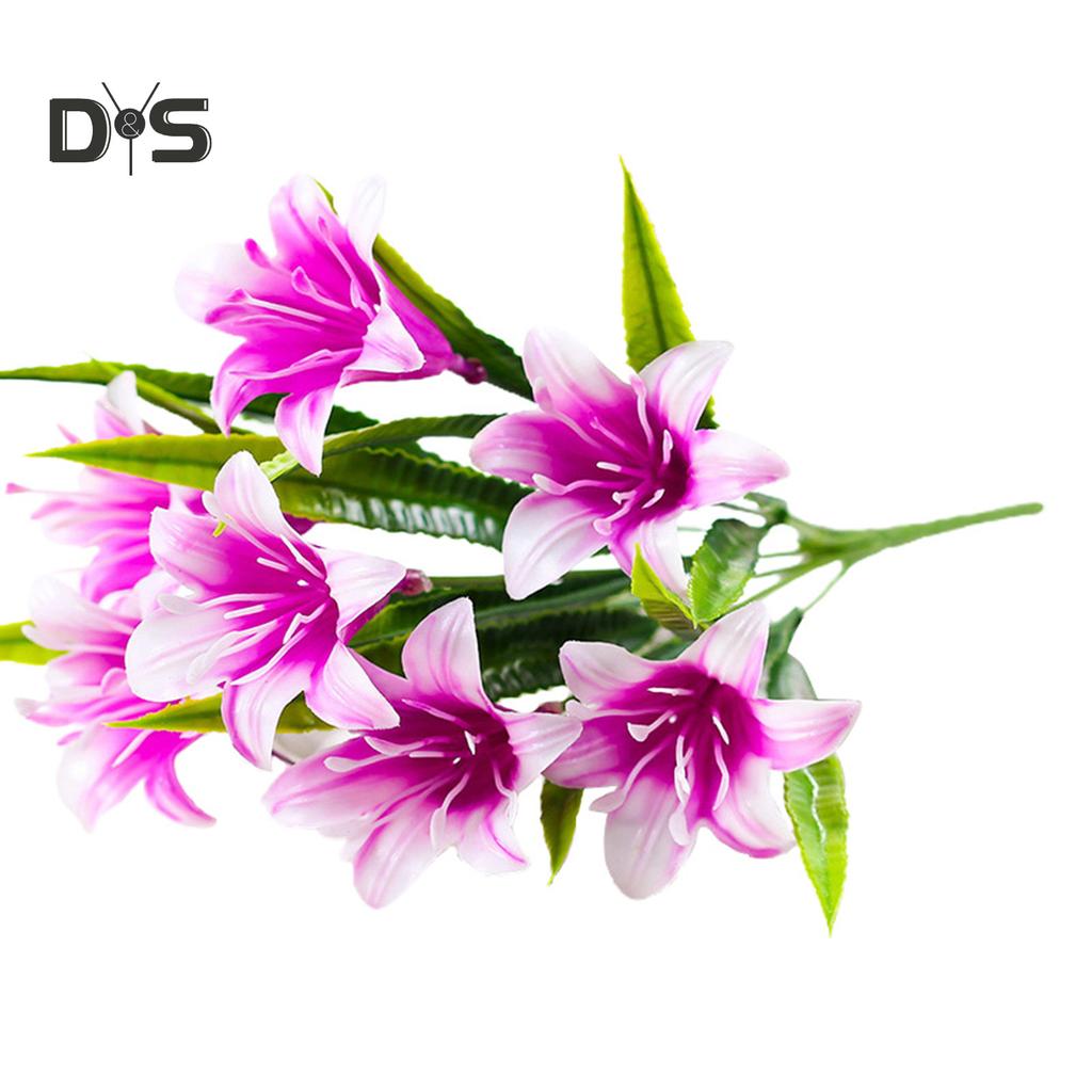 DYS Home Decor Potted Plant Artificial Plastic Simulation Flowers Photo Props Home Decor