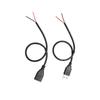 USB Male-to-Female Repair Adapter Cable, 1m 18AWG Two-Core, 120W Power Supply Extension
