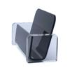 Transparent Plastic Business Card Case Holder Blank Acrylic Clear Desktop Shelf Box Storage Display Stand Place Desk Card Holder