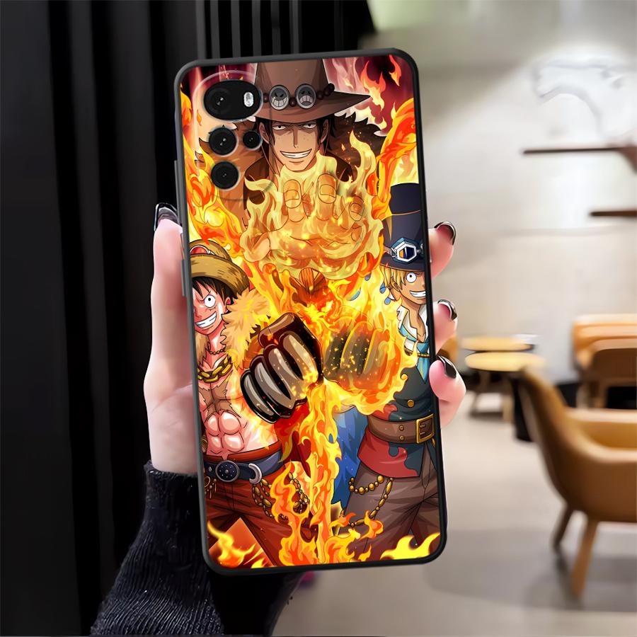 Cool Luffy ACE Funda Phone Cover Case for Moto Edge 20 30 S30 Pro X30 Pro