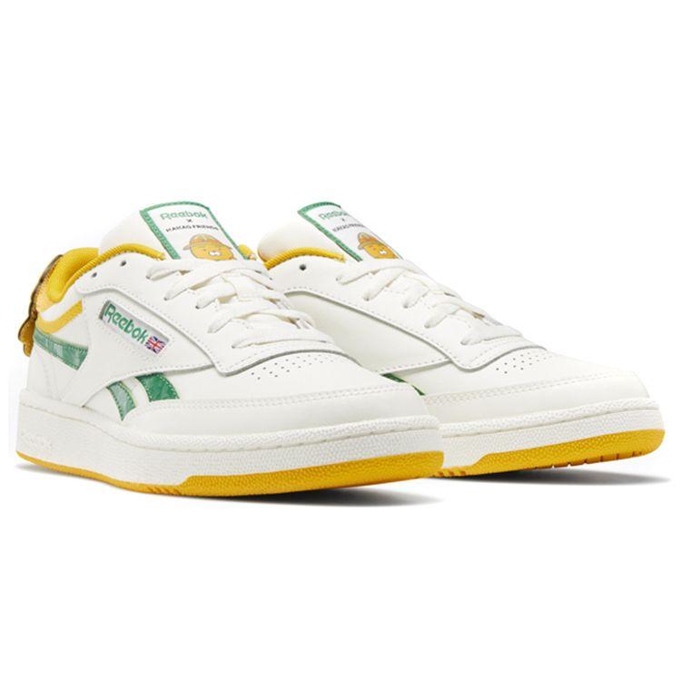 Reebok Kakao X  Collaboration Comfortable Low-Top Sneakers Unisex Sneakers White Green GV8583