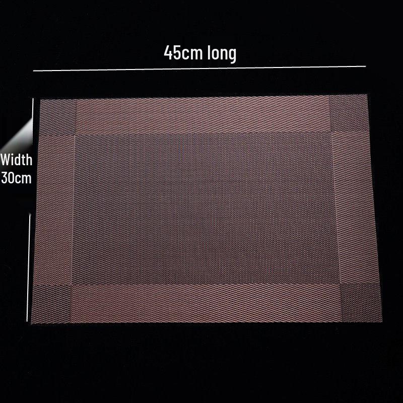 Nordic Insulated Waterproof PVC Placemat: Oil & Scald-proof, Creative Plate & Bowl Mat for Western Tables.