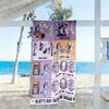 Bluey Family Adventure Beach Towel Soft Durable Quick-Dry Comfortable Lightweight