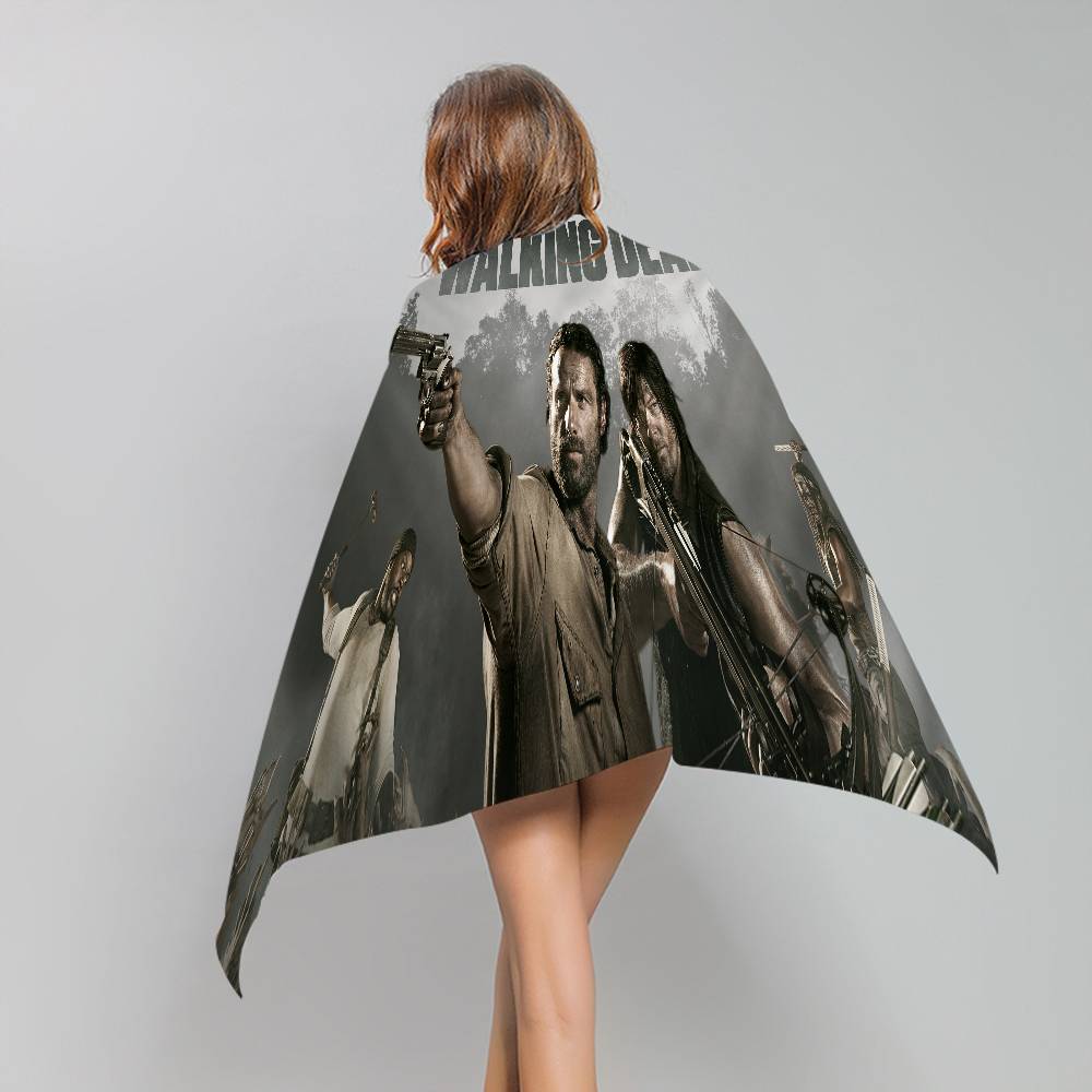 The W-Walking Dead 1pc Shower Curtain Polyester Waterproof Shower Curtain Bathroom Partition Curtain Decoration Accessories