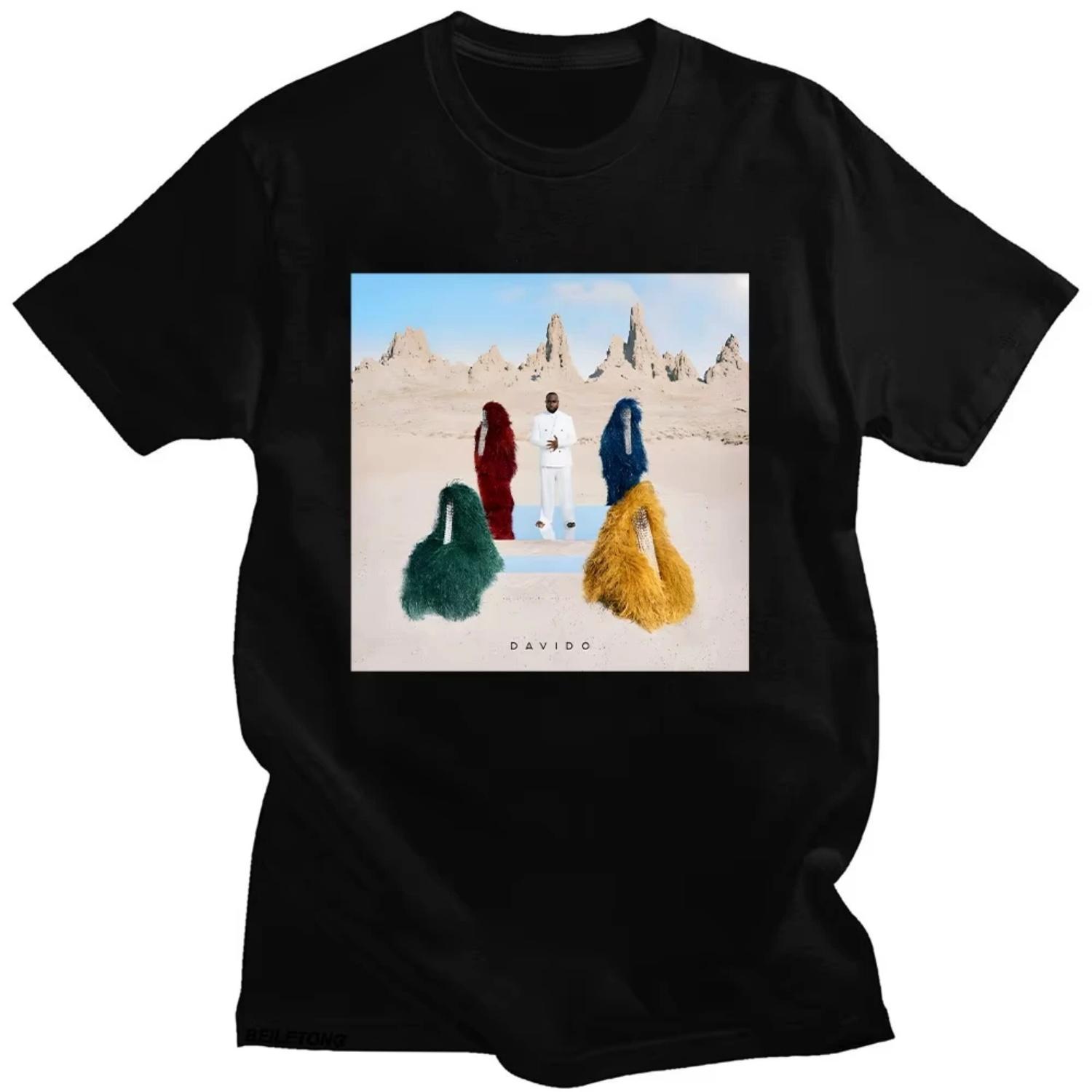 

2026 Spring_Summer 5ive Album - Davido - New Aesthetic Men s and Women s Pure Cotton Printed Premium Casual Wear XXXXXL різнокольоровий