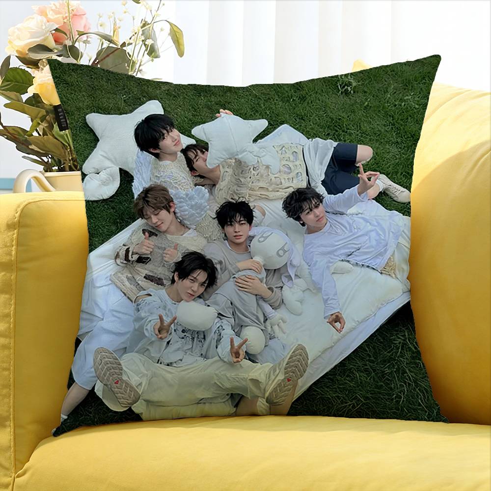 cool Singer Band NCT WWish Various Sizes Square Pillow Case For Car Home Bedchamber Decor