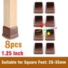 Table Chair Leg Protector Covers Thick Rubber Furniture Pads Floor Protectors Household No Scratches Reduce Noice Feet Caps Tool