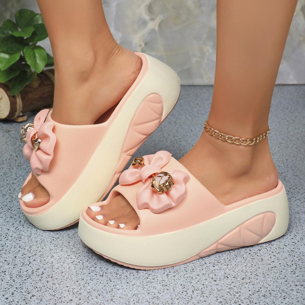 Fashion 2025 Women Slippers EVA Soft Sole Summer Casual Women Platform Sandals Fashion Non-Slip Beach Slippers Luxury Slides Women