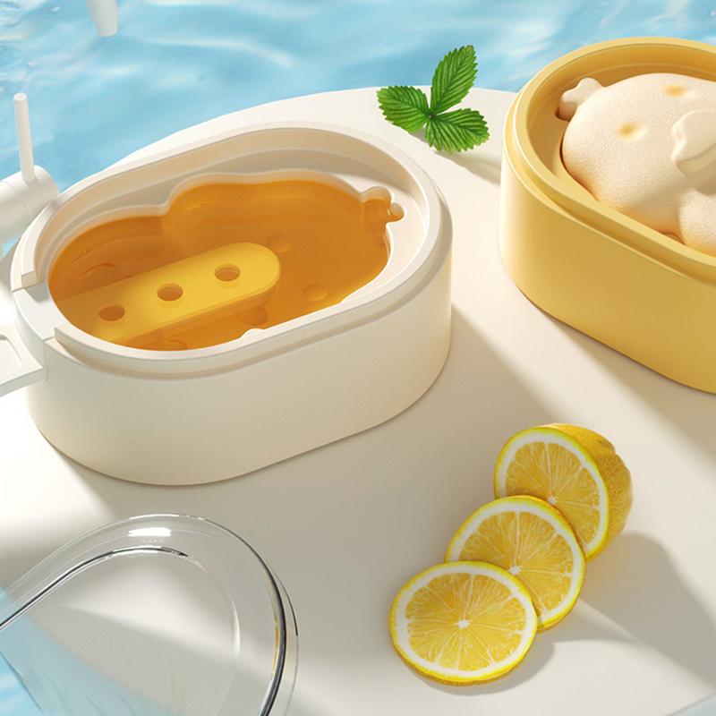 Ice Molds Reusable Ice Cream Tray Reusable Homemade For Dessert Chocolate Juices Purees & Applesauce Fun Treat