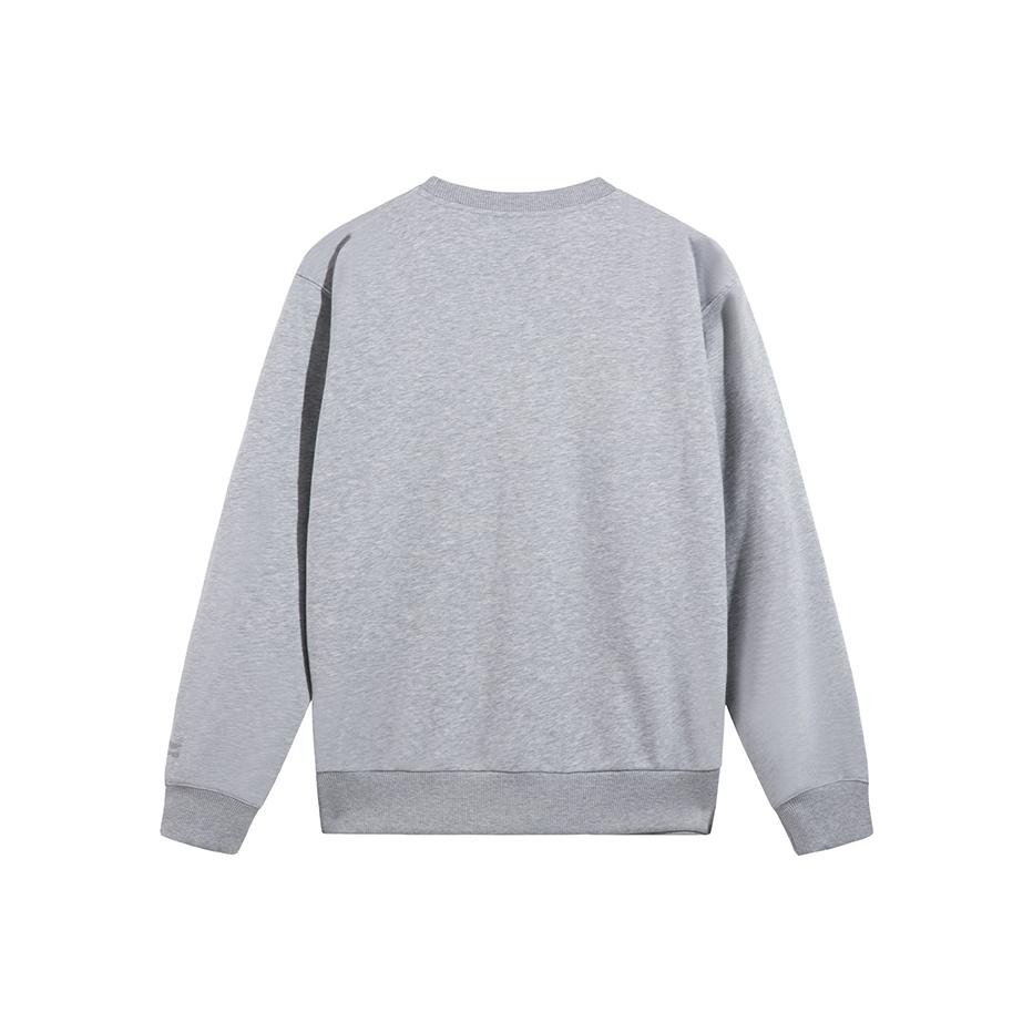 Li-Ning Versatile Fashion Round Neck Pullover Sports Lifestyle Comfortable Trendy Vitality Simple Sweatshirt Men Sweatshirt AWDVJ29-2