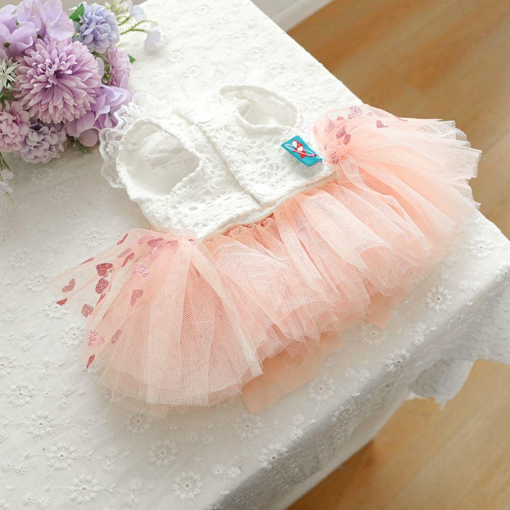 Organza Cat Dog Wedding Dress Fairy Dress Pet Skirt Sweety Puppy Skirt  For Cat Dog