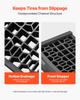 VEVOR Car Ramps, 4 PCS 9072 kg GVW Capacity, 65 mm Lift Height, Portable Low Profile Car Service Ramps for Home Garage Maintenance & Oil Changes