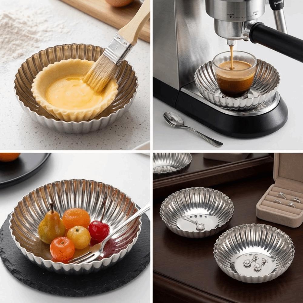 Smooth Yogurt Cup Rustless Steel Serving Bowl Elegant Ice Cream Bowl Snack Tasting S