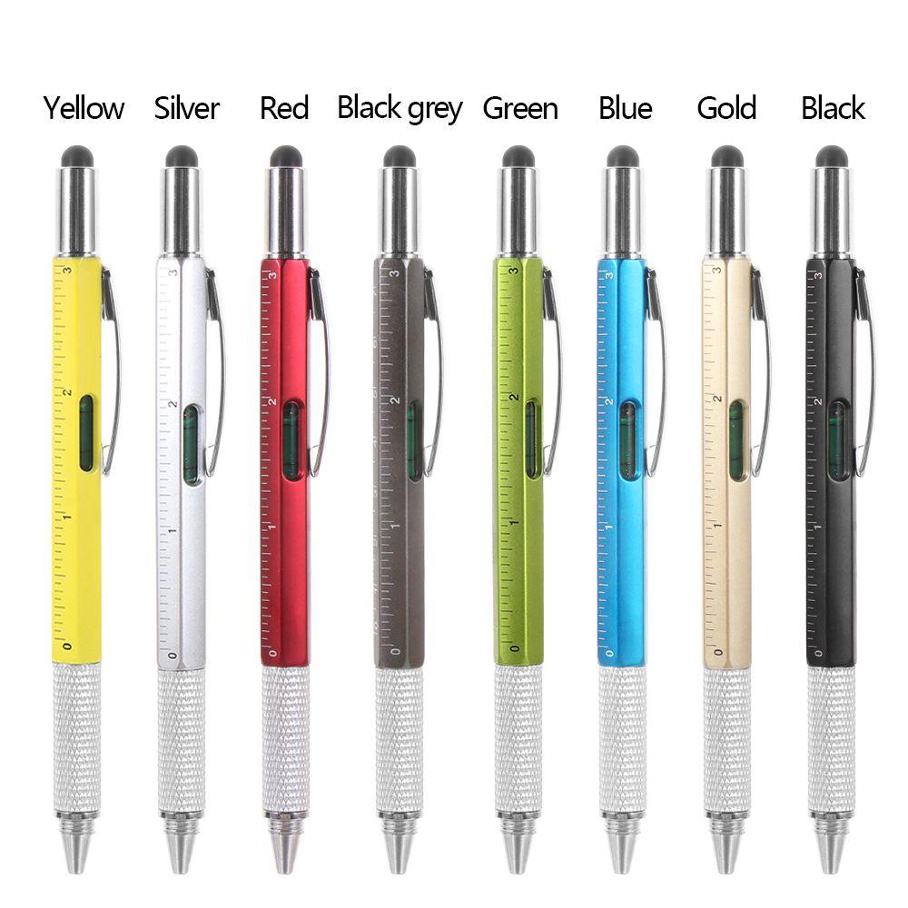 Tools Screen Touch Screwdriver Multi-functional Pen Capacitive Pen Ruler Gadgets Ballpoint Pen