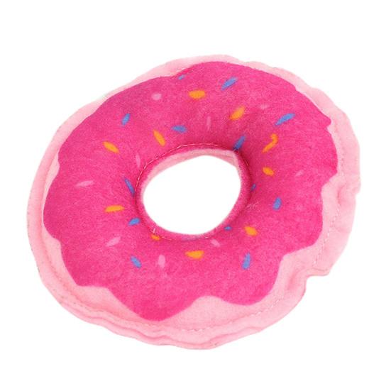 Cat Catnip Toy Funny Interactive Plush Donut Watermelon Ice-lolly Pet Kitten Cat Chewing Toy for Indoor