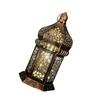 Floor Standing Candle Holder Handmade Iron Moroccan Type Wind Lantern for Ramadan Home Decoration and Celebrations