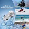 60M Invisible Dive Case Waterproof Camera Protective Case Seamless Underwater Protective Cover for Insta360 X5 Camera