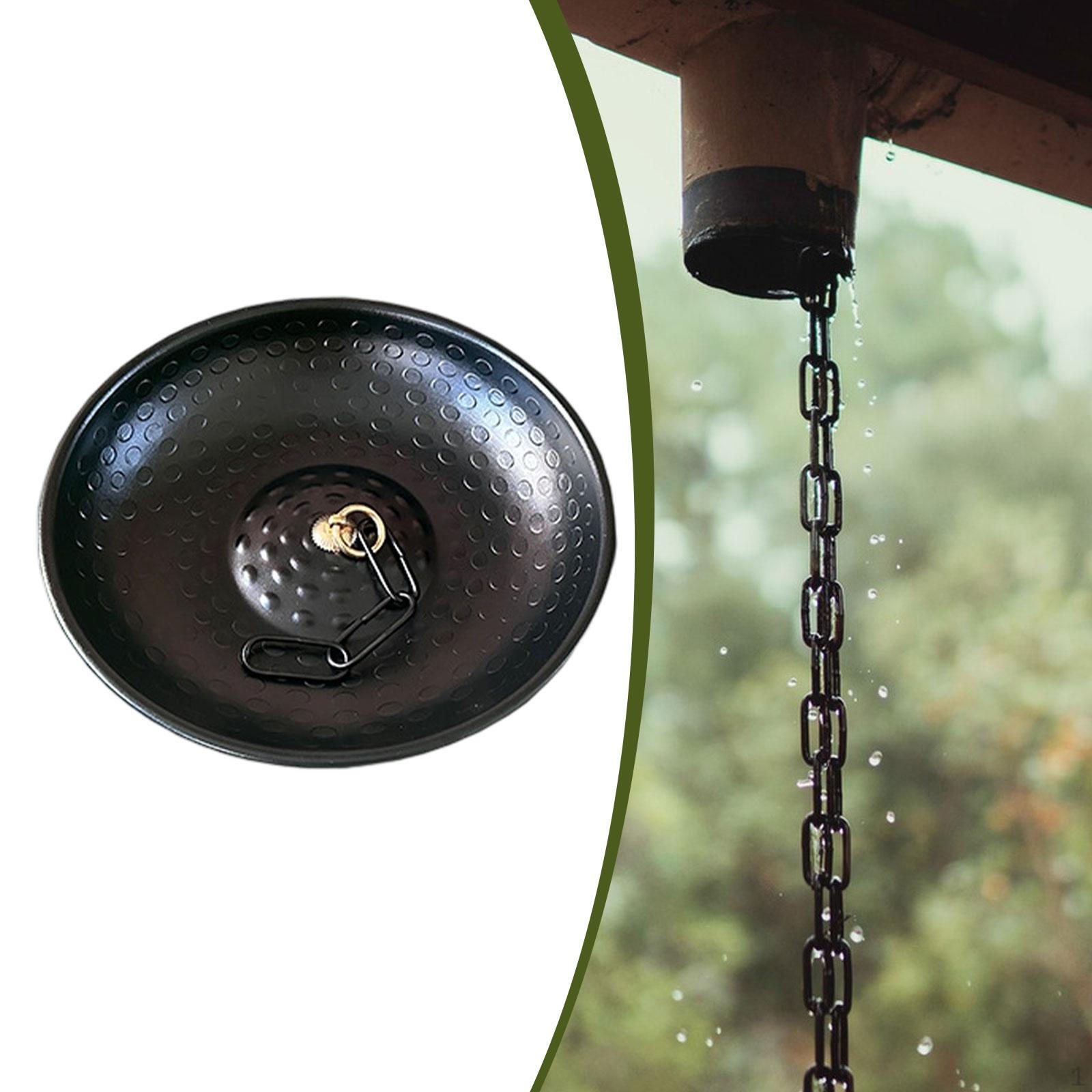 

Декоративное блюдо-подставка для крепления дождевой цепи с якорной цепью, чаша для сбора воды, водный элемент 28cm