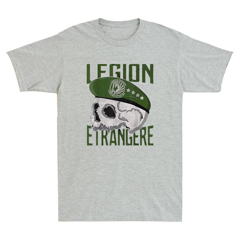 Французский Иностранный Легион Воздушно-Десантный Парашютист Винтажная Мужская Хлопковая Футболка Унисекс Футболка S