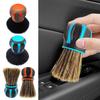 Car Detail Brushes Cleaning Brush for Car Detailing Soft Bristles Duster Cleaning Supplies Auto Interior  Brush Pig Hair Brush
