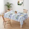Summer Conch Rectangle Table Cloth for Table Decor Waterproof Machine Washable Reusable Tablecloth for Table Holiday Party