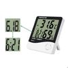 1PC HTC-1 LCD Electronic Digital Temperatură Umiditate Termometru Acasă Higrometru Interior Exterior Stație Meteo Ceas