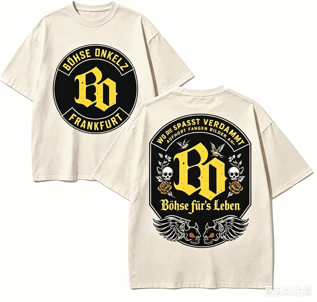 Bhse Onkelz For Fan Gift Tshirt Unisex Unisex Harajuku Oversized Unisex Short Sleeve Streetwear High Quality Comfortable Classic