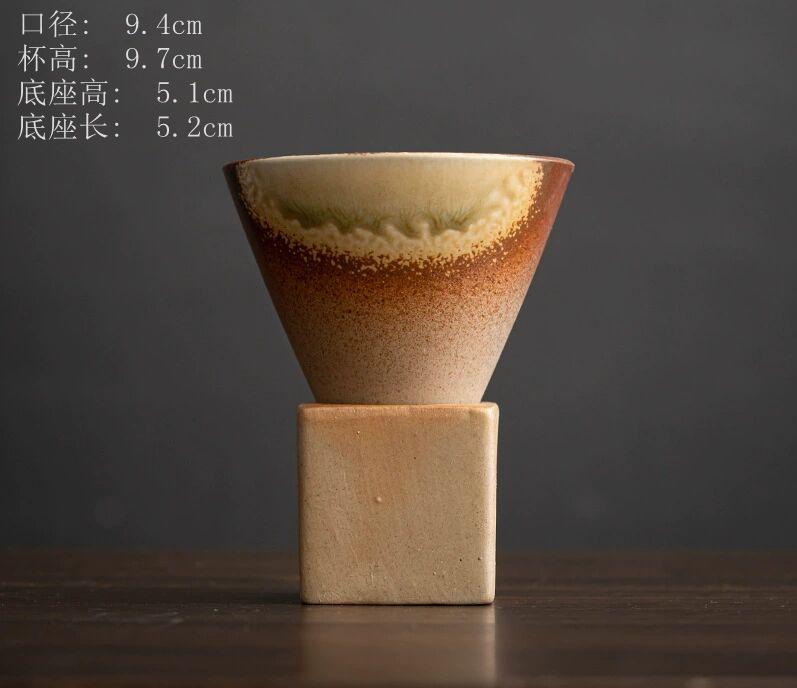 Creative Coffee Cup Nordic Light Luxury Ceramic Cup Hexagonal Design Water Cup High Value Afternoon Tea Coffee Cup 180