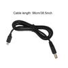 Type C Male to 2.5/3.5/4.0/5.5mm Power Cable 12V Power Supply Cable for Laptop