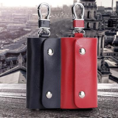 Waterproof Keychain Pouch Leather Car Key Organizer Multifunctional Housekeepers Key Holder  Men