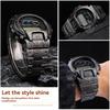 For Casio G-SHOCK Modified Metal Case Strap DW-6600 DW-6900 DW-6903 DW6900 Stainless Steel Retro Carved Watch Bezel Watchband