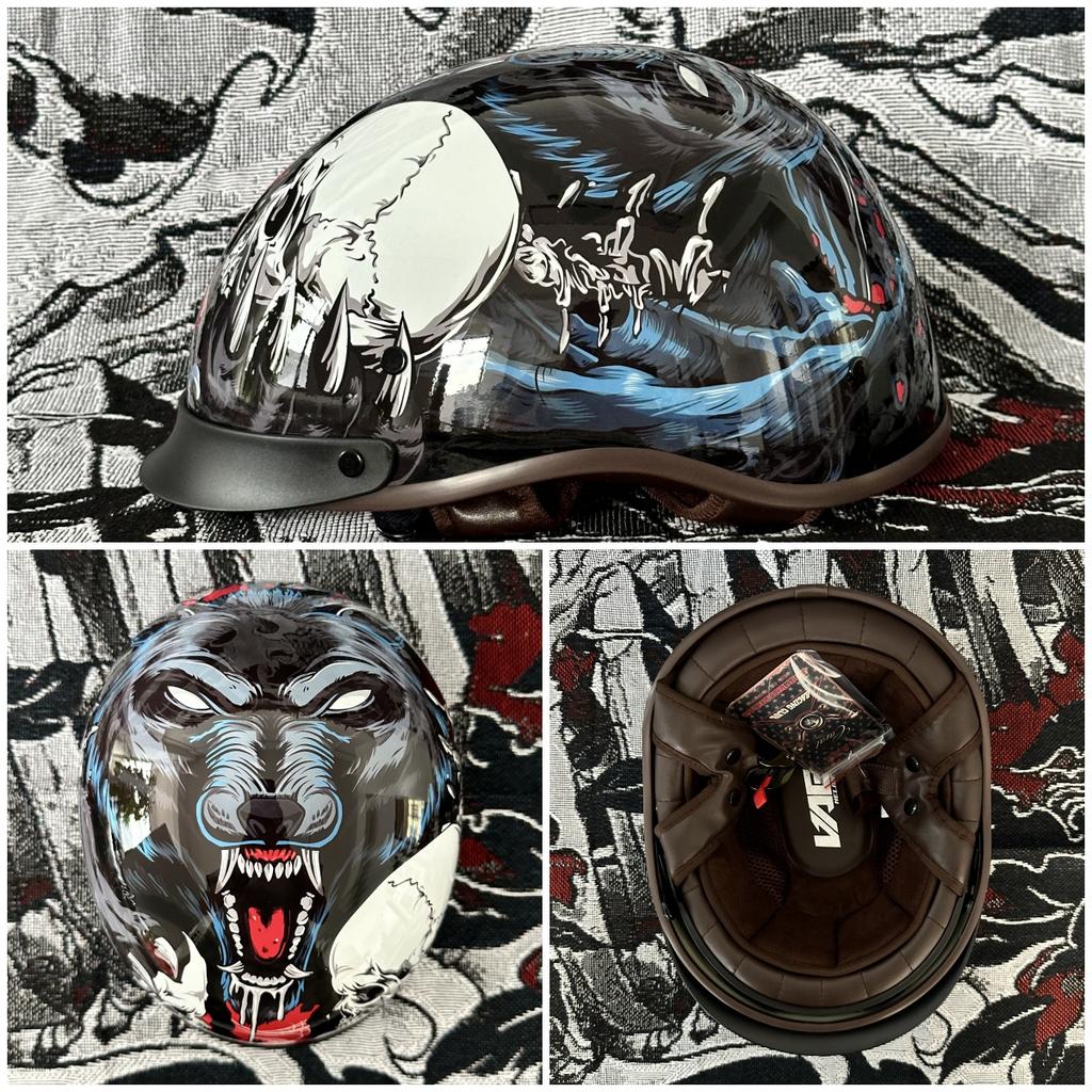 Retro Baseball Cap Helmet Cool Decals For Motorcycles Scooters Skateboards Washable Liner Built-in Visor