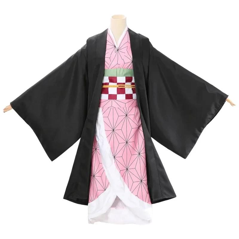Japanese Anime Demon Slayer Cosplay Tanjiro Nezuko Cosplay Shinobu Kimetsu No Yaiba Tomioka Costume Cartoon Halloween Part Gifts