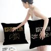 Vintage Band L-Led Z-Zeppelin Kissenbezug Toon Geschenk Kissenbezug Schlafzimmer Zuhause Sofa Stuhl Sitz Dekor Kissenhülle