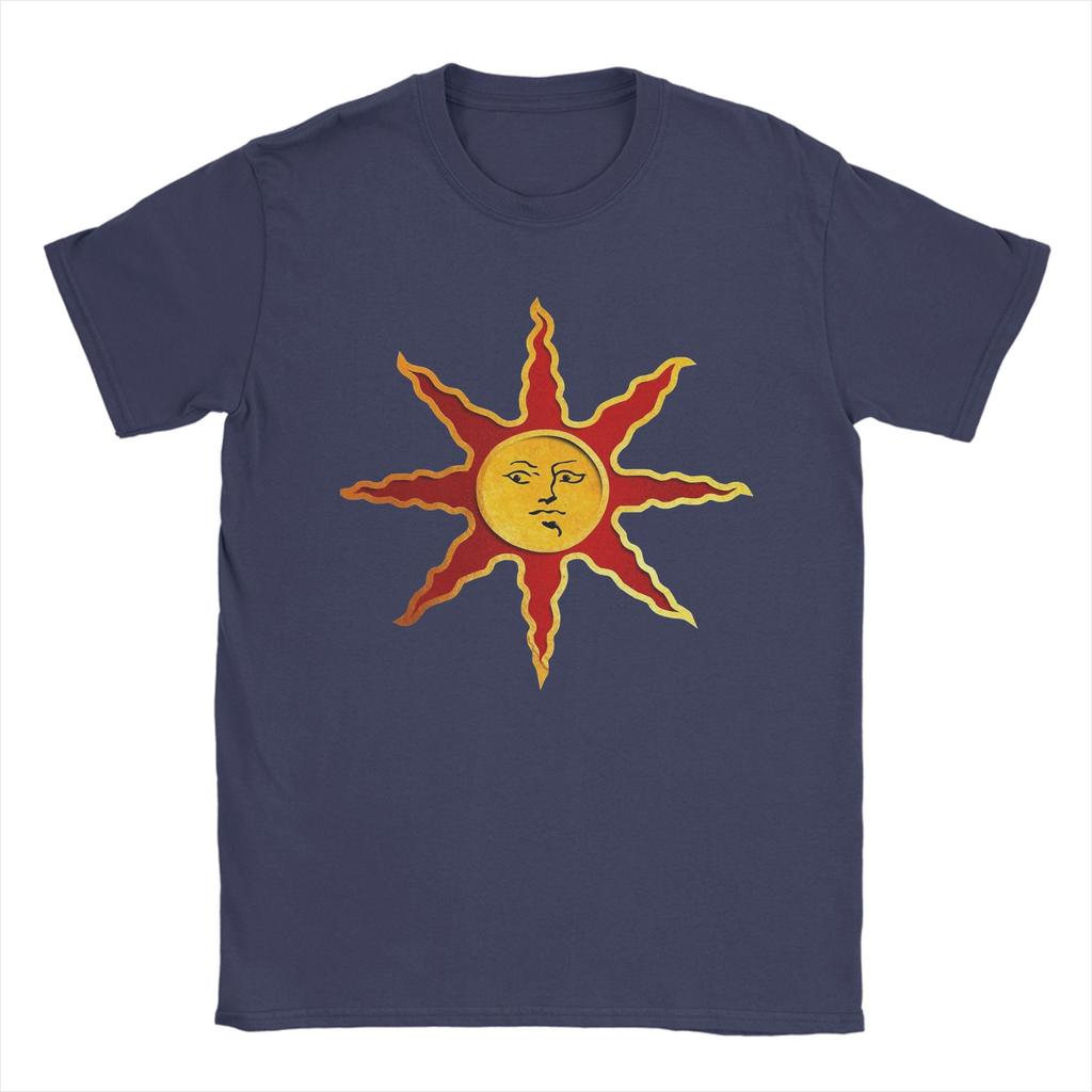Das Sun Men T-Shirt Kreatives T-Shirt Kurzarm Rundhals T-Shirts Baumwolle Klassische Kleidung