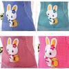 Cartoon Kitchen Cooking Apron Rabbit Sleeveless Double Pocket Household Cleaning Aprons for Adults Women Lady Cloth Protect