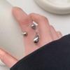 Geometrischer Metall-Antennen-Kreuzring: Vielseitiger, stilvoller Ring mit offenen Fingern für Damen