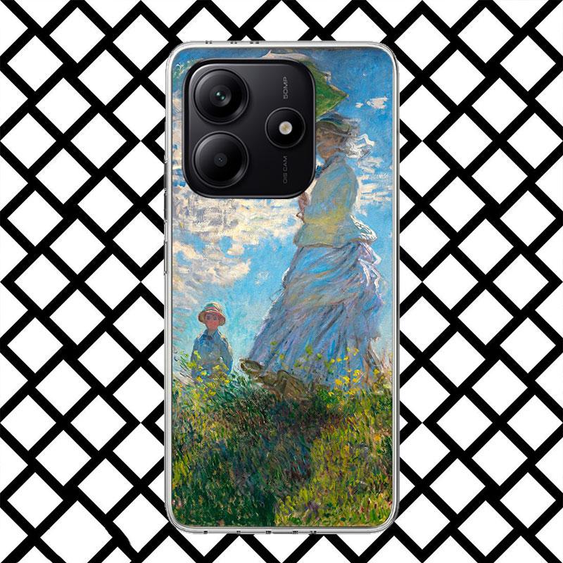 Claude Monet Print Phone Case for Xiaomi Redmi Note 15 14 14S 13 12 12S 11 Pro Plus 11E 11T 11S 10S 5G Soft Cover Fundas Redmi N
