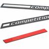 3D ABS Schwarz Wettbewerbslogo Heckklappe Kofferraum Emblem Abzeichen Aufkleber Decals Für BMW M1 M3 M4 M5 M6 X1M X3M X4M X5M X6M