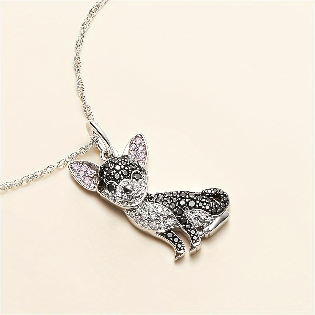 collier chien-strass – Le Chihuahua Voyageur