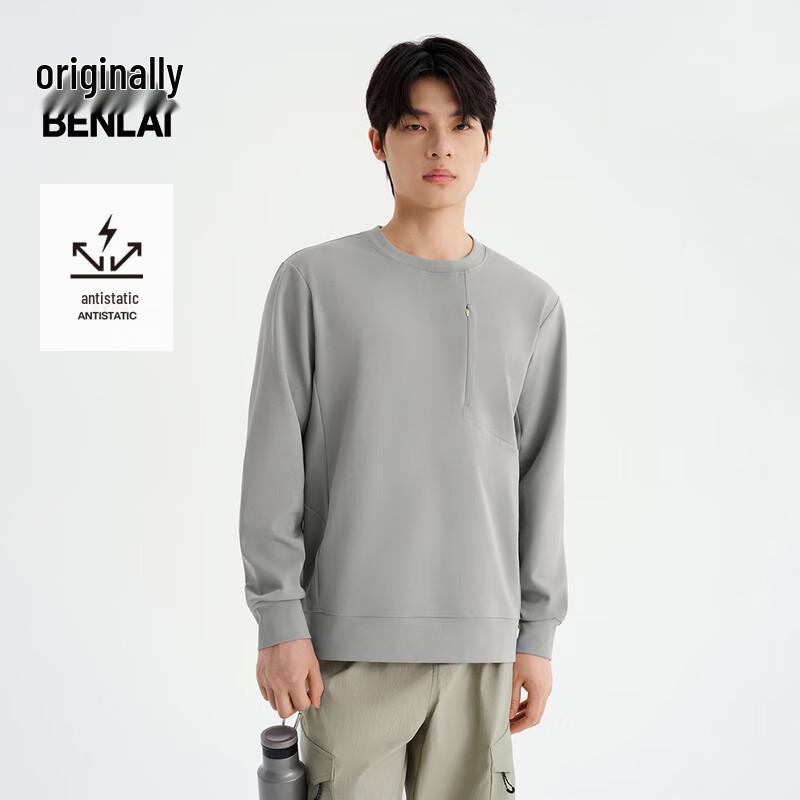 

Benlai Men s Anti-static Round Neck Sweatshirt S