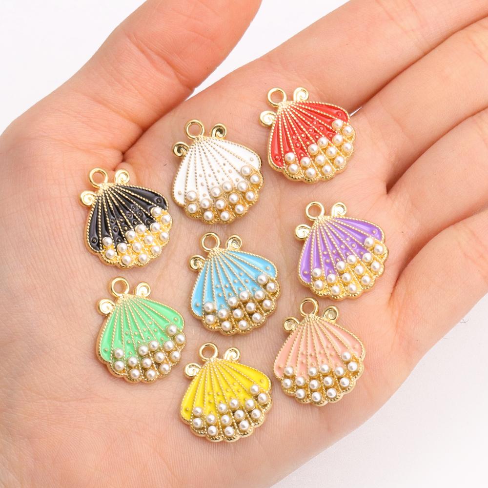 10Pcs Fashion Tortoise Shape Pendant Gold Colour Alloy Charm Jewelry Making Cartoon Sea Turtle Necklace Keychain DIY Accessories