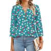 Camisas de Manga 3/4 Heley para Mujer Moda Verano Blusas Ropa para Vacaciones en la Playa