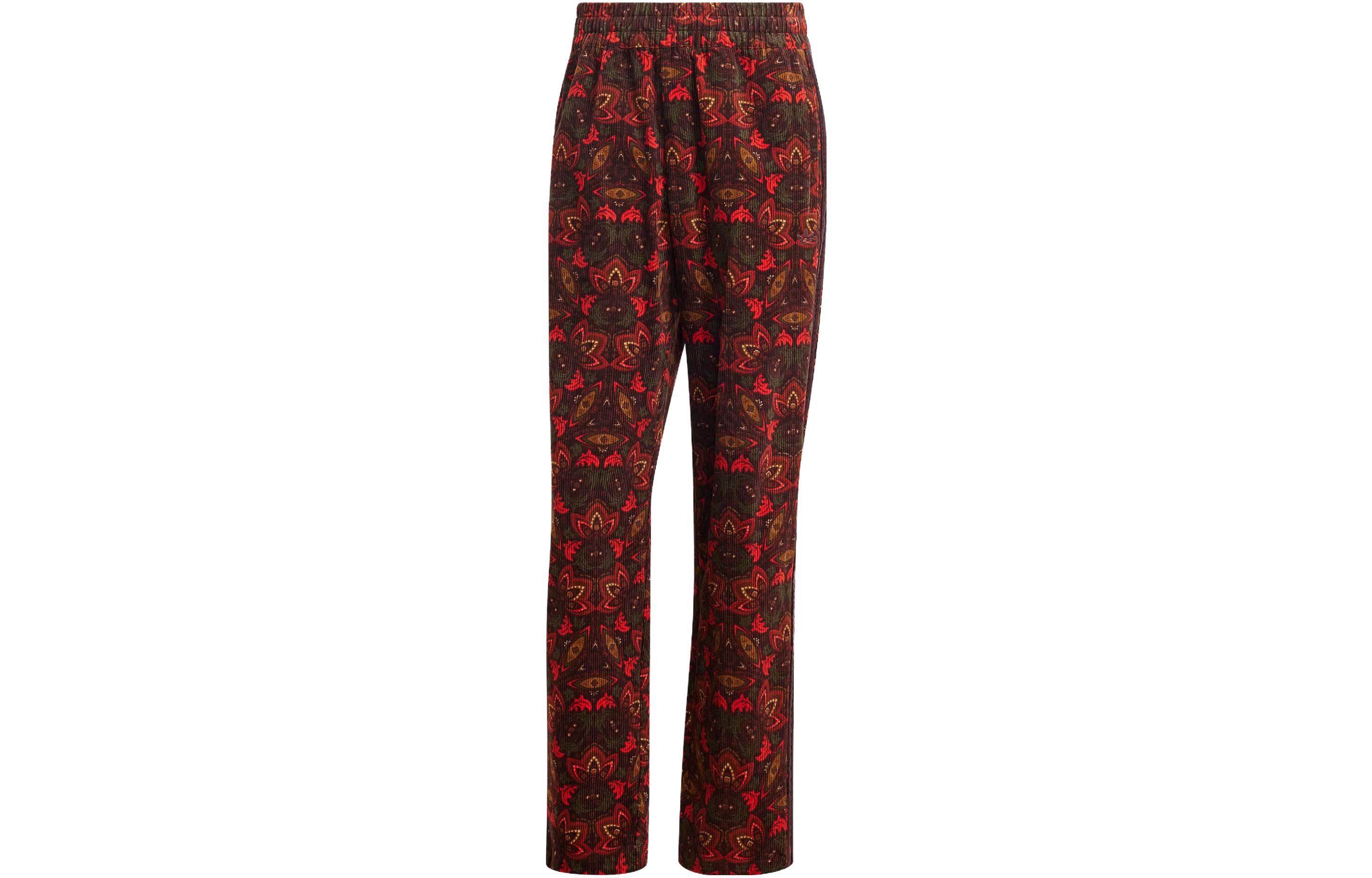 Adidas Originals Knitted Sweatpants Men s Bauxite Brown Moderate Straight Fit Pants IS5277 S