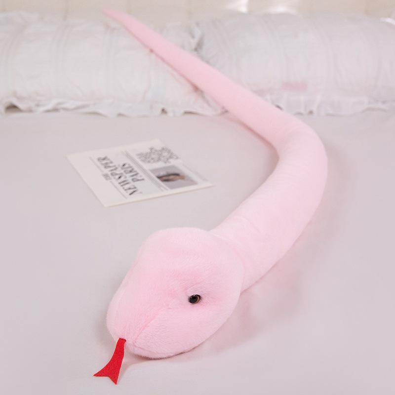 Cartoon Big Snake Doll Plush Toy Zodiac Snake Doll Year Of The Snake Mascot Children'S Company Soothing Doll