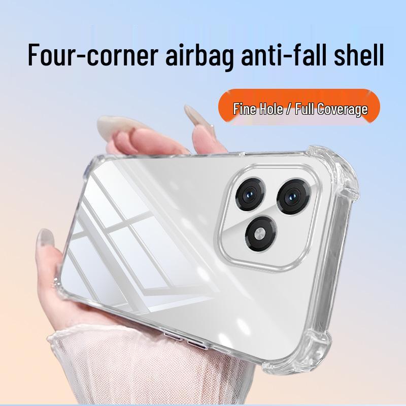 

Compatible Huawei Enjoy 80/80pro/80s Airbag TPU Transparent Phone Case - Four Corner Drop-Proof Design Huawei Enjoy 80s прозрачный