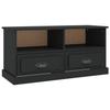 VidaXL Meuble TV noir 93x35,5x45 cm bois d'ingénierie 816465